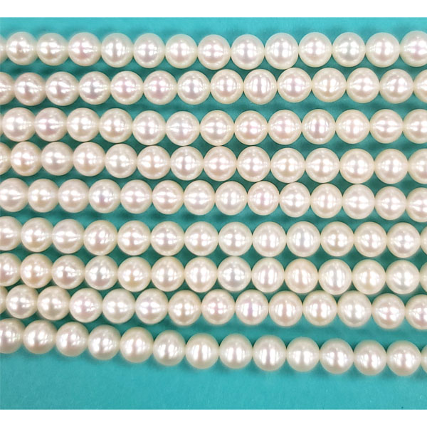 FRESHWATER PEARL POTATO 6-6.5MM WHITE (AA)